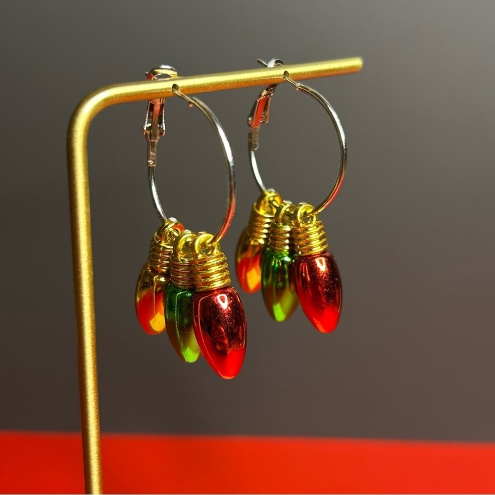 Festive Holiday Theme Christmas Earrings